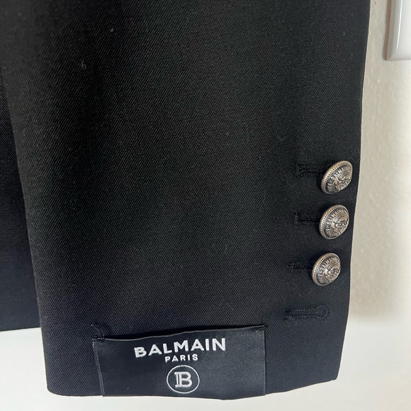 Balmain double breasted wool blazer - Picture 4 of 16